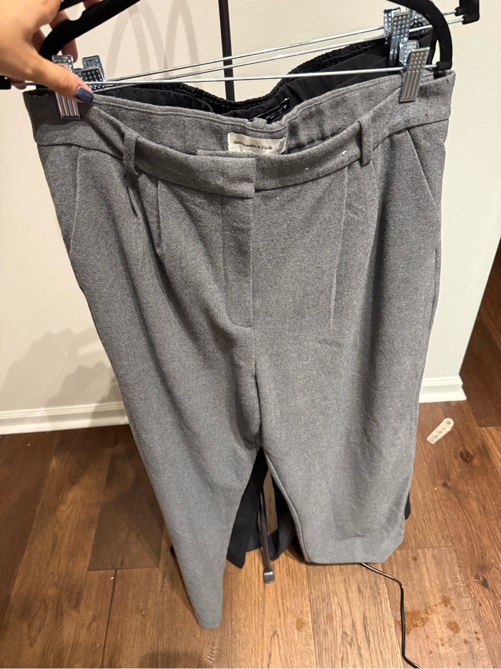 Abercrombie & Fitch Gray Wide Leg Pants